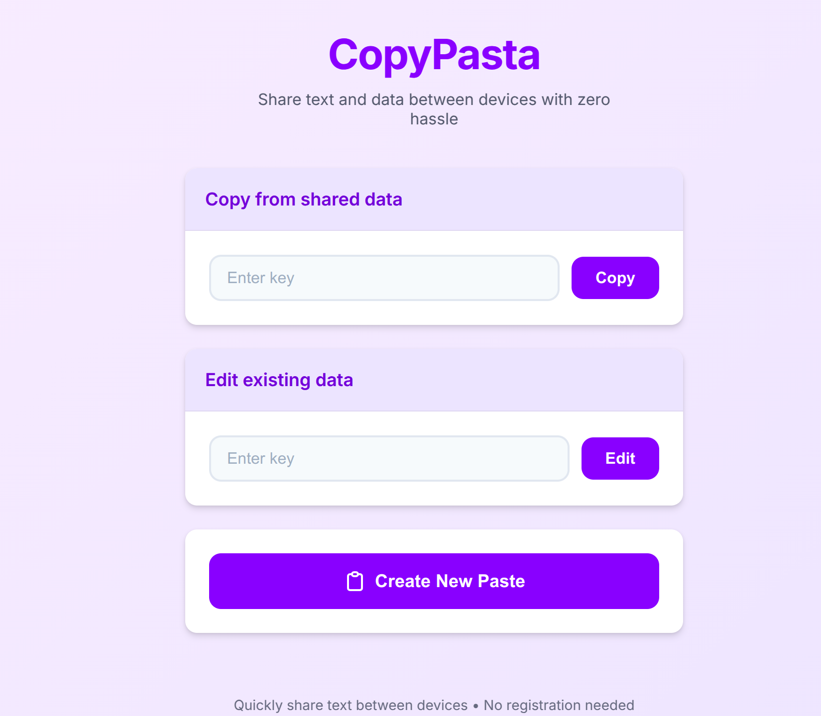 Copy Pasta Snapshot
