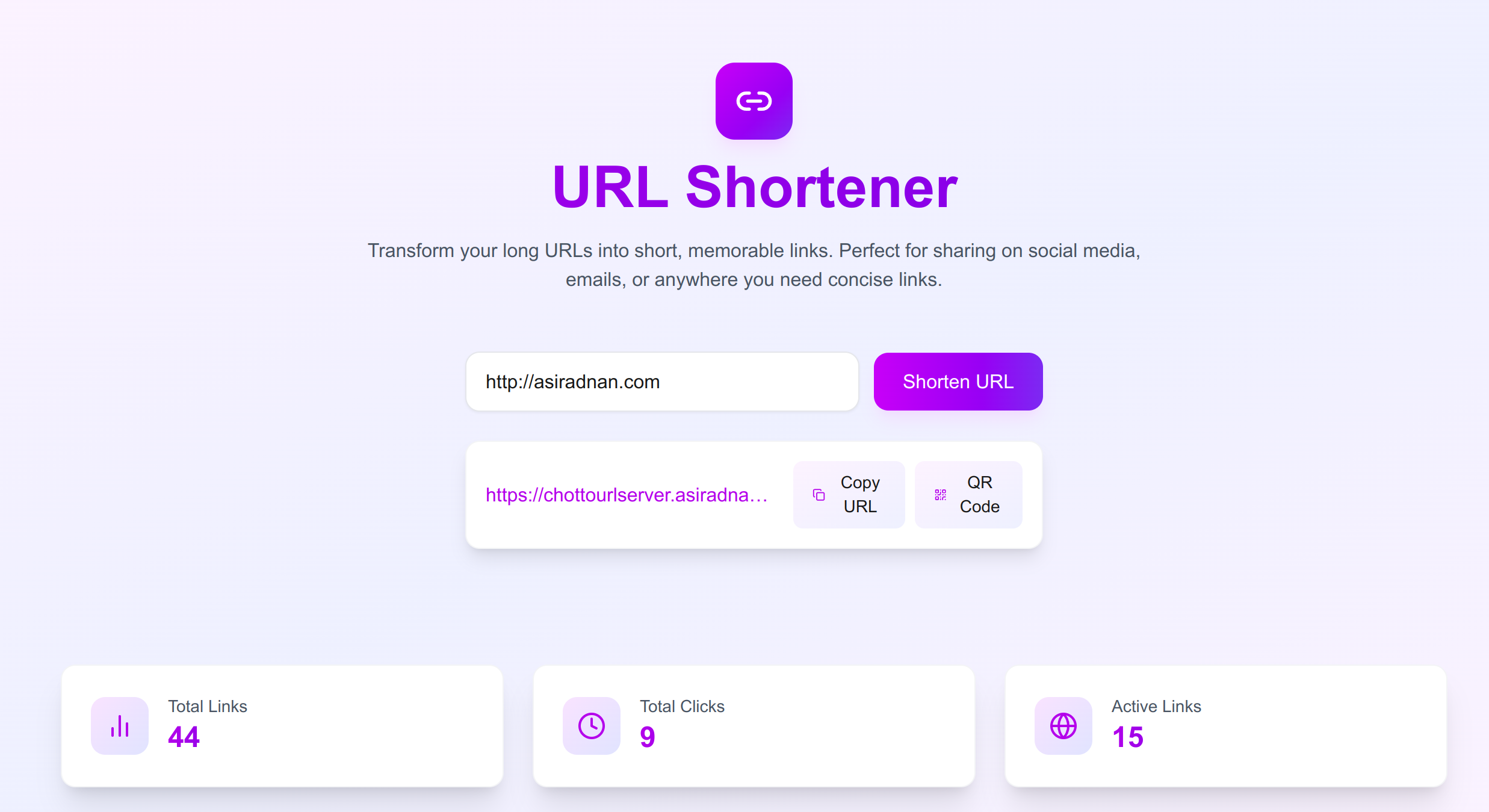 Chotto URL Snapshot