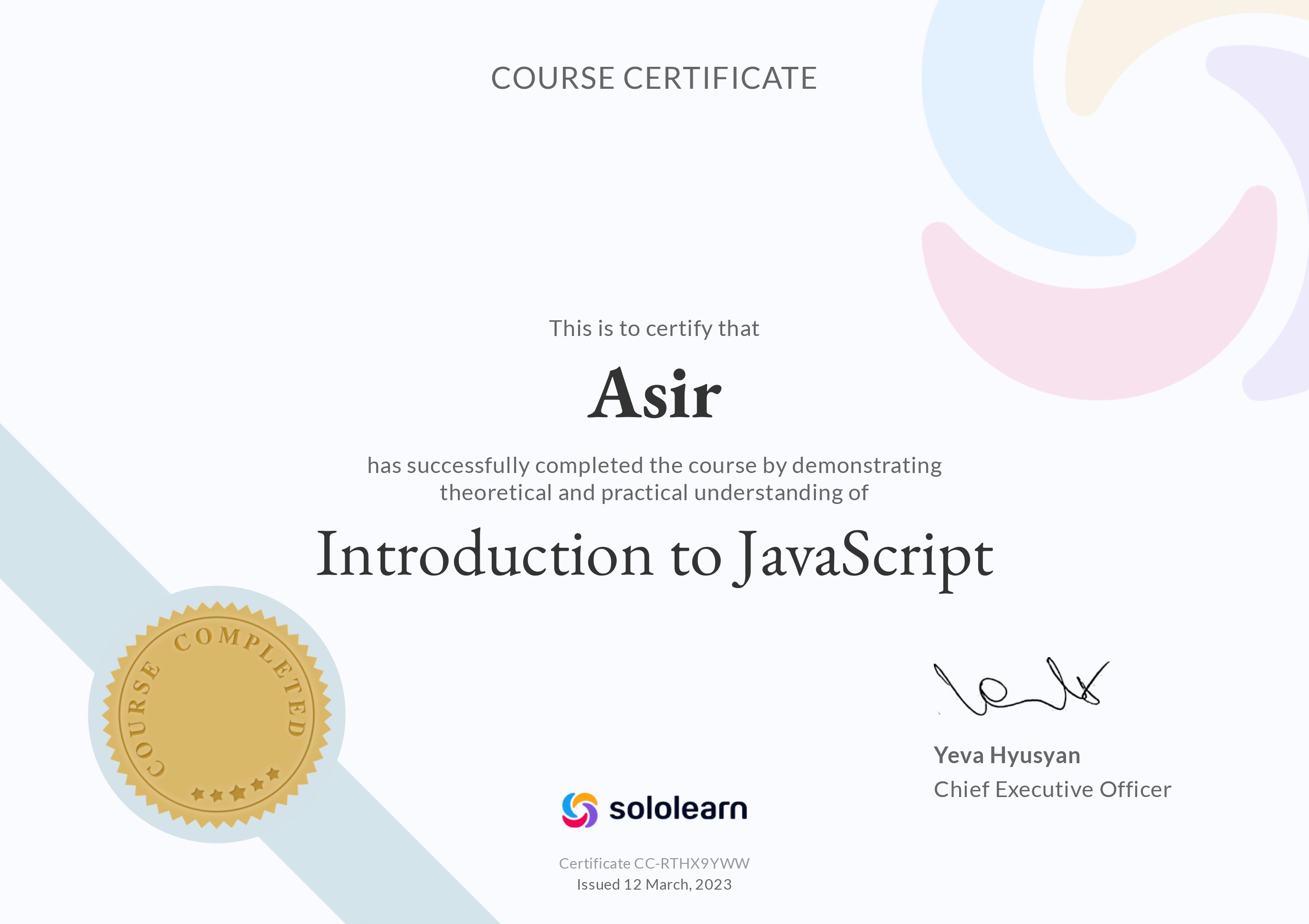 Introduction to JavaScript