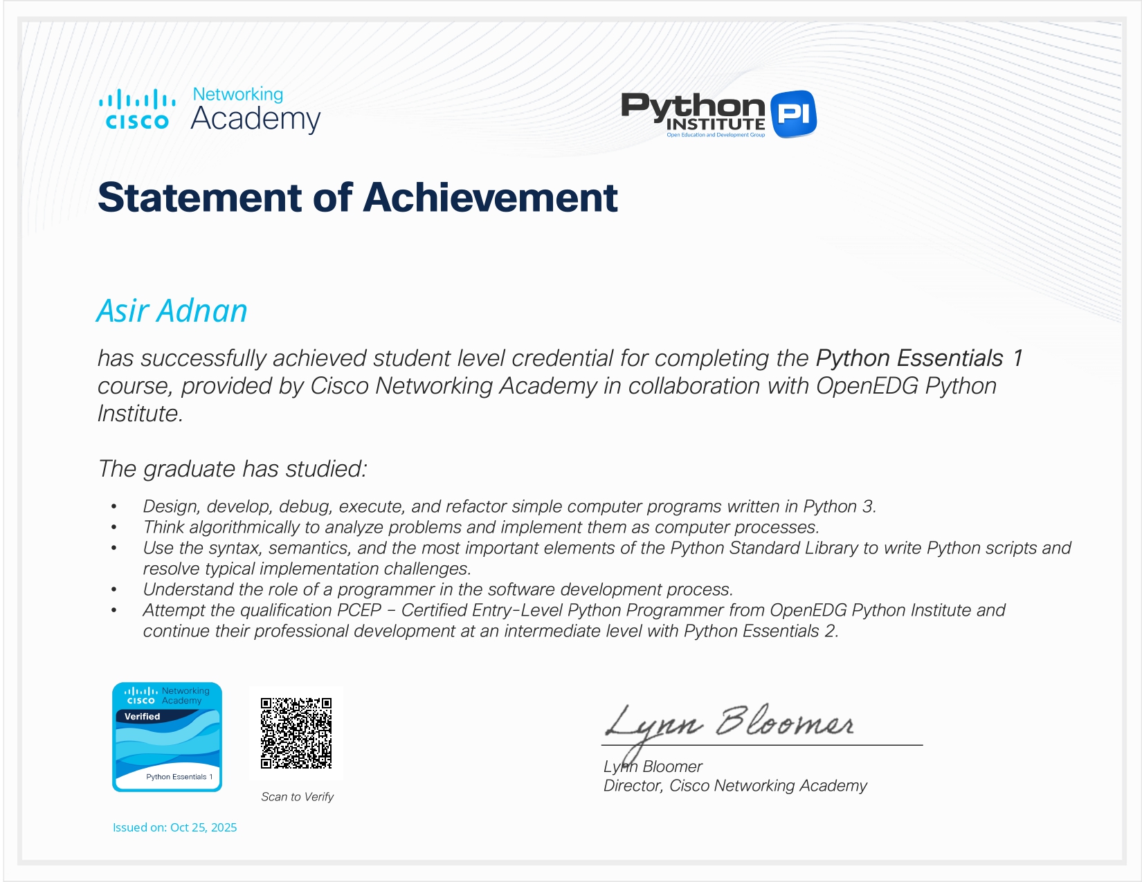Python Essentials 1