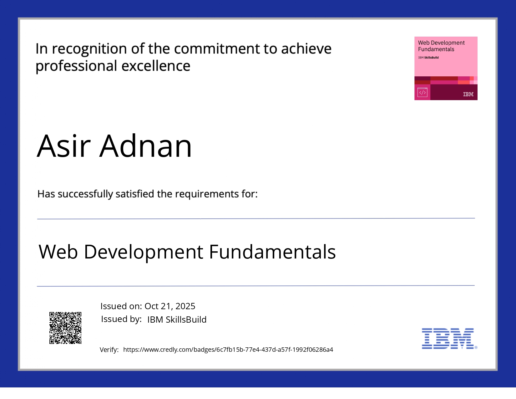 Web Development Fundamentals