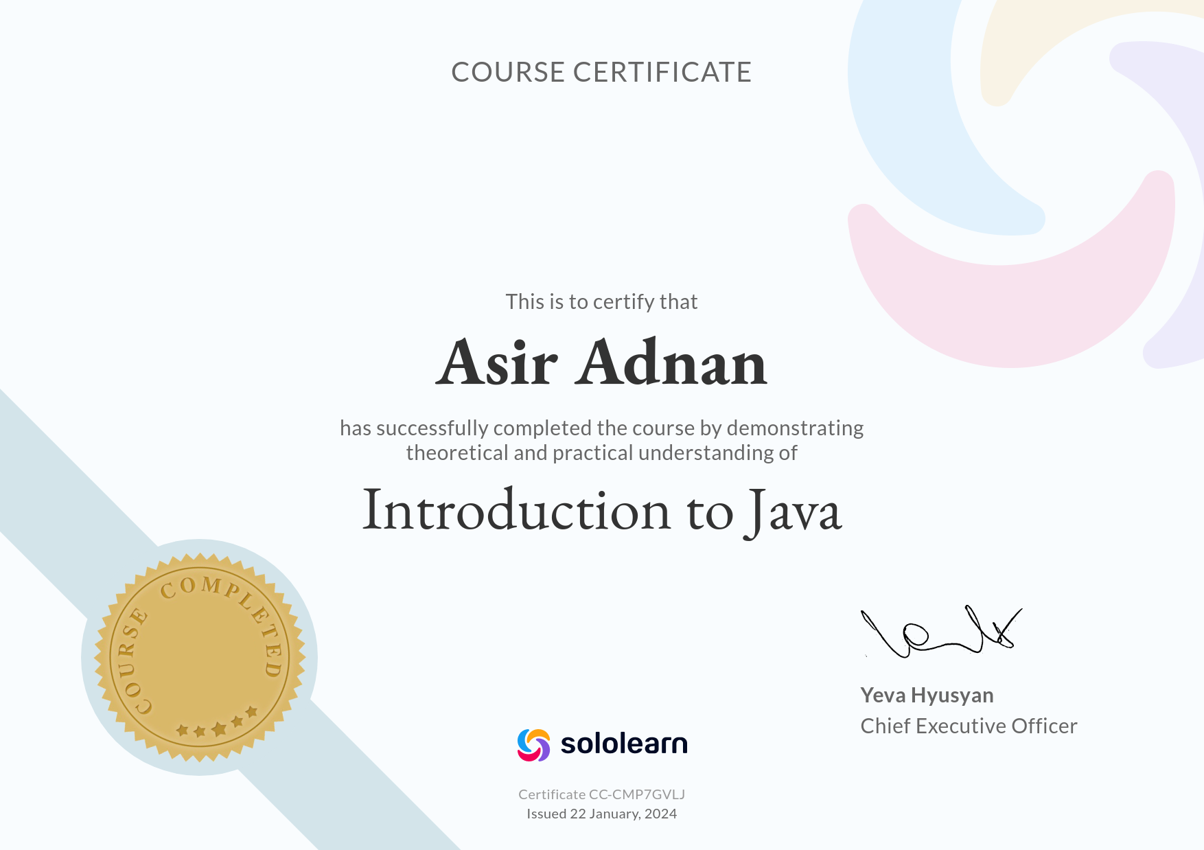 Introduction to Java